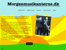 Tablet Screenshot of morgenmusikanterne.dk